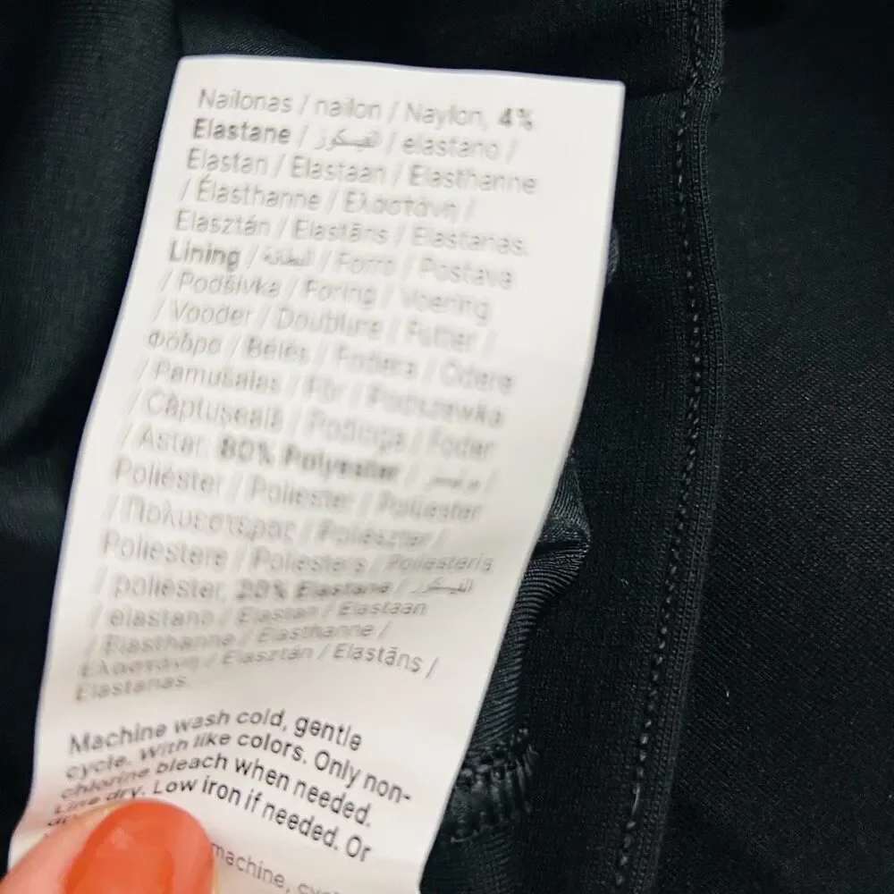 Spanx Women's Black Super Smooth Perfect Fit Ponte Wide Leg Pants Large NWOT - Picture 13 of 13